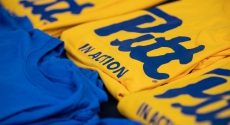 Pitt in Action t-shirts