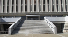 Front view of Hillman Library