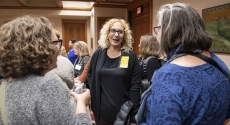 New women faculty gather at reception