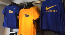 Nike gear at Pitt Shop