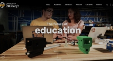 New pitt.edu home page