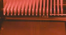 Image from video of swabs being produced