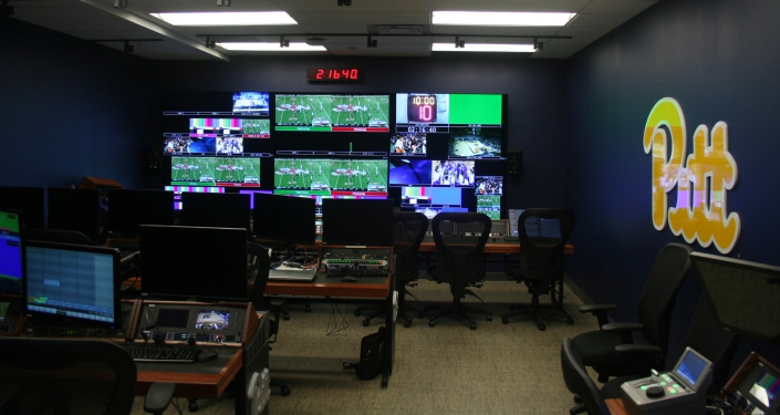 Control room at Pitt Studios
