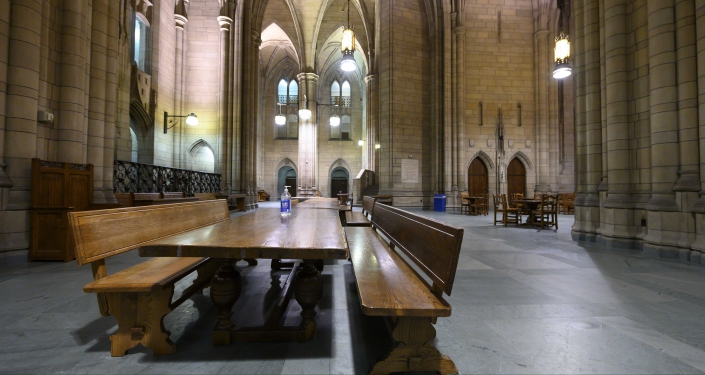 Empty Cathedral of Learning Commons Room