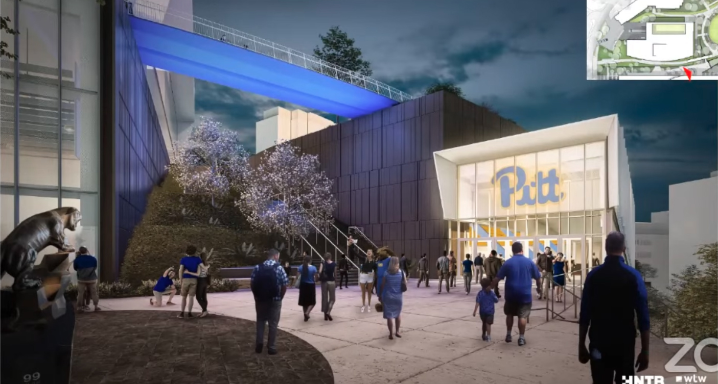 New arena entrance rendering