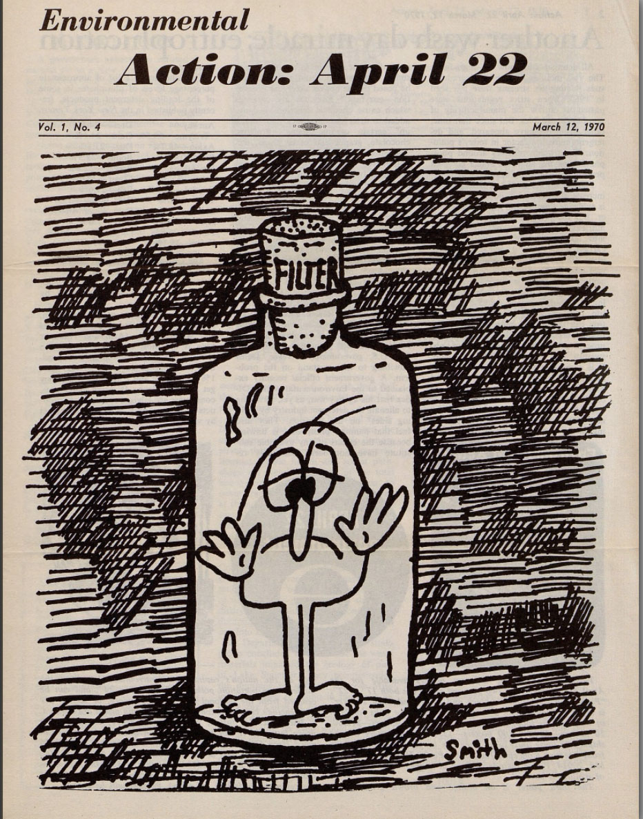 Cover of March 1970 Environmental Action magazine