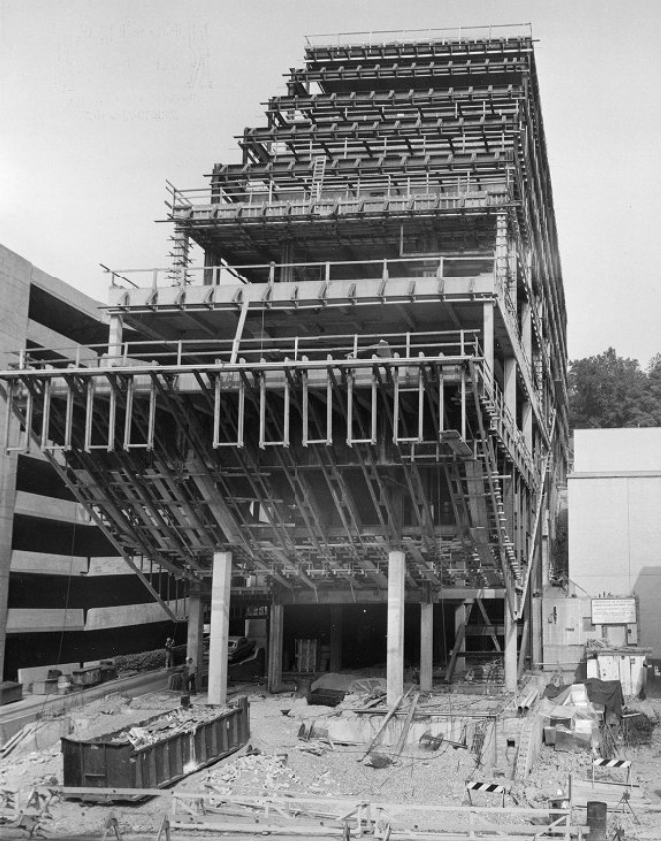 LRDC building during construction