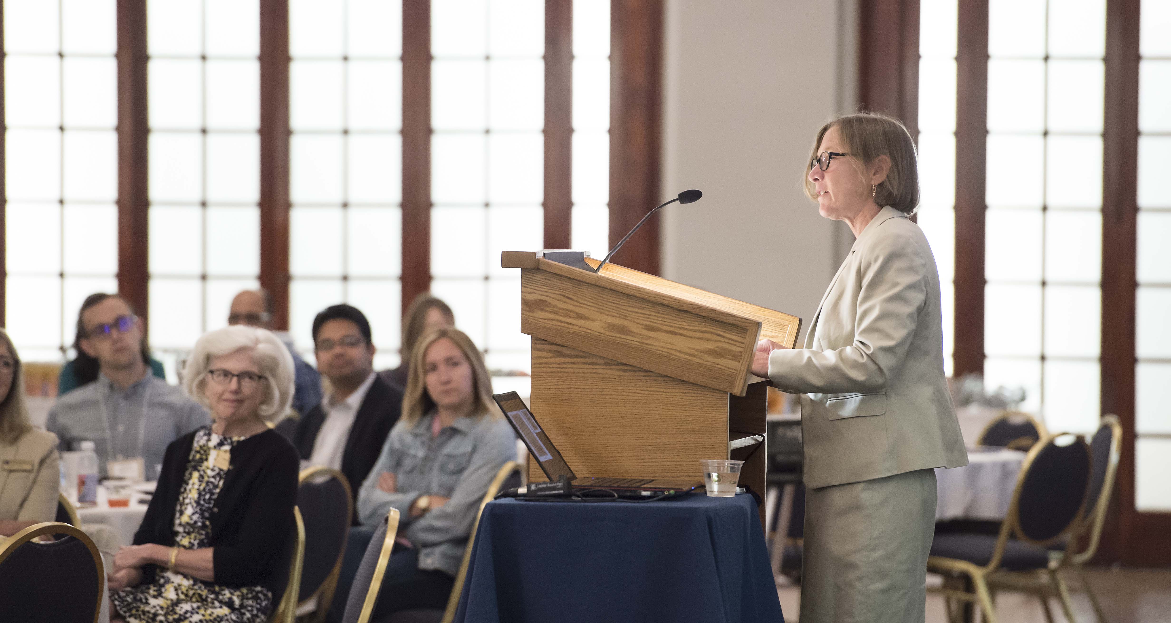 Ann E. Cudd addresses new faculty