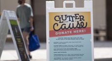 Clutter for a Cause sign