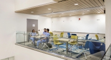 Students in Salk Hall study area
