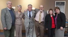 Six retiring faculty and staff members at UPB