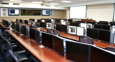 Classroom with monitors