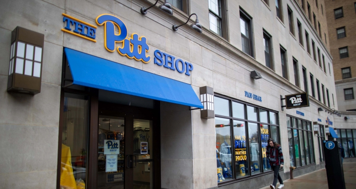 Exterior of Pitt Shop